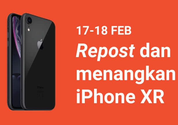 #PilihShopee 17-18 Februari 2019 Repost Dapat Iphone XR
